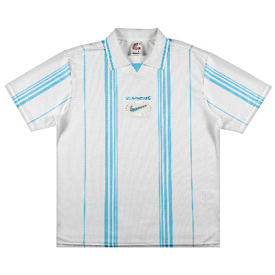 SUPREME X NIKE JEWEL STRIPE SOCCER JERSEY 'WHITE'