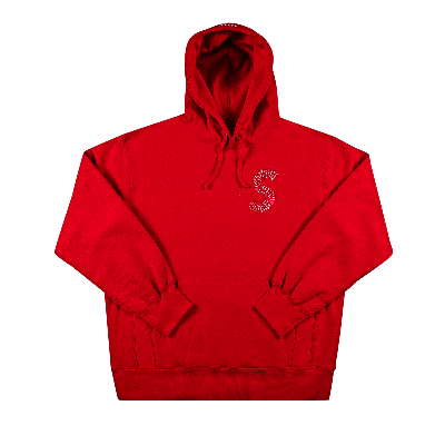SUPREME SUPREME S LOGO HOODED SWEATSHIRT 'RED'