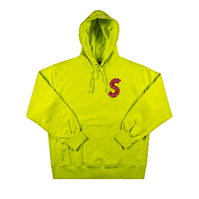 SUPREME SUPREME S LOGO HOODED SWEATSHIRT 'ACID GREEN'