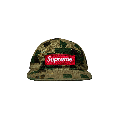 SUPREME SUPREME MILITARY CAMP CAP 'OLIVE DIGI CAMO'