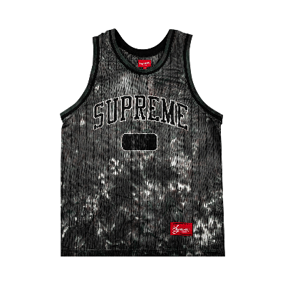 SUPREME SUPREME DYED BASKETBALL JERSEY 'BLACK'