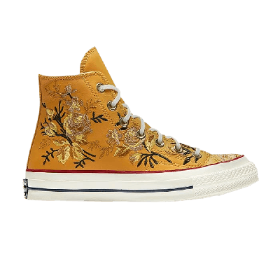 CONVERSE WMNS CHUCK 70 HIGH 'PARKWAY FLORAL EMBROIDERY - TURMERIC GOLD'