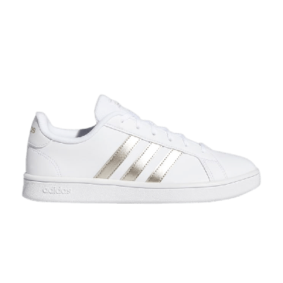 ADIDAS ORIGINALS WMNS GRAND COURT BASE 'WHITE PLATINUM METALLIC'