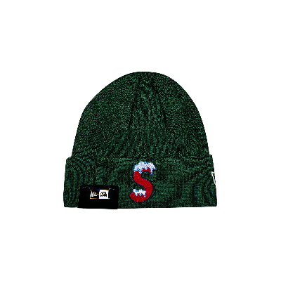 SUPREME SUPREME X NEW ERA S LOGO BEANIE 'GREEN'