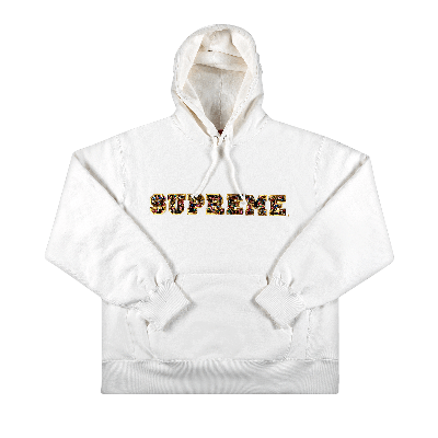 SUPREME SUPREME JEWELS HOODED SWEATSHIRT 'WHITE'