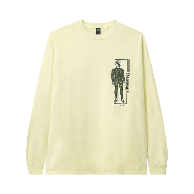 BRAIN DEAD EVALUATE LONG-SLEEVE TEE  'LEMON'