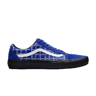 VANS SUPREME X OLD SKOOL PRO 'LOGO PATTERN - ROYAL'