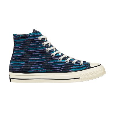 CONVERSE CHUCK 70 HIGH 'VIBRANT KNIT - OCEAN DEPTHS'