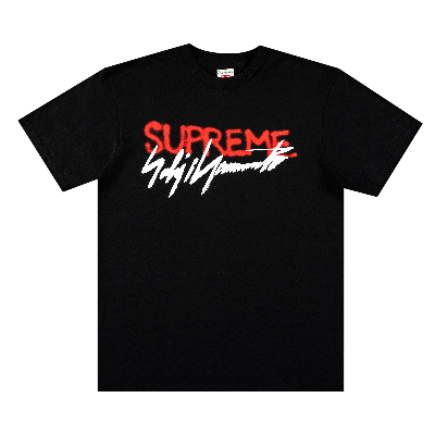 SUPREME SUPREME X YOHJI YAMAMOTO LOGO TEE 'BLACK'