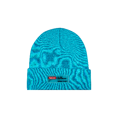 SUPREME SUPREME CLEAR LABEL BEANIE 'CYAN'