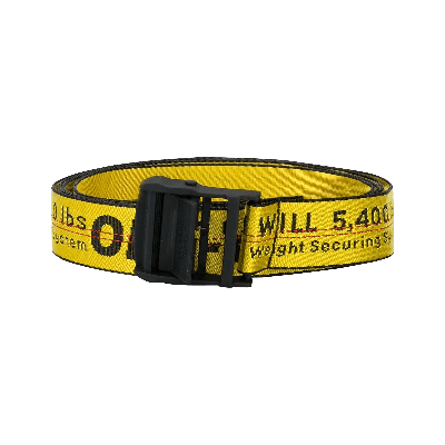 OFF-WHITE OFF-WHITE CLASSIC INDUSTRIAL BELT 'YELLOW/BLACK'