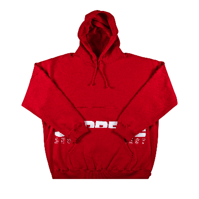 SUPREME BEST OF THE BEST HOODED SWEATSHIRT 'RED'