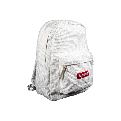 SUPREME SUPREME CANVAS BACKPACK 'WHITE'