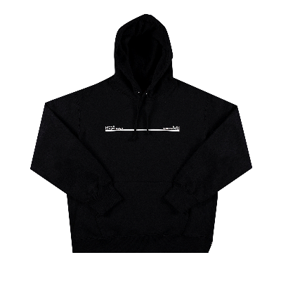 SUPREME SUPREME SHOP HOODED SWEATSHIRT - LOS ANGELES 'BLACK'