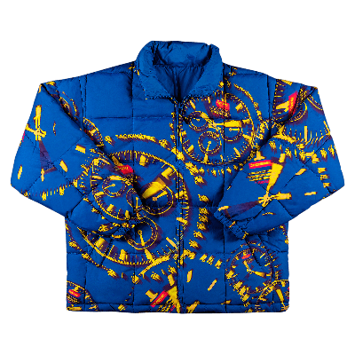 SUPREME SUPREME WATCHES REVERSIBLE PUFFY JACKET 'ROYAL'