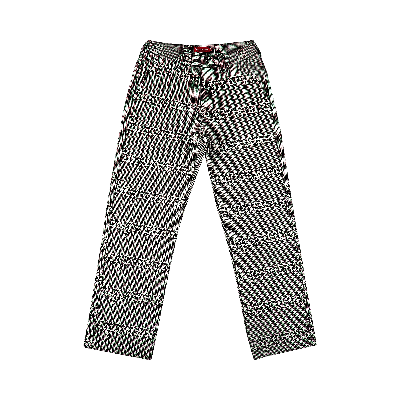 SUPREME SUPREME WORK PANT 'BROWN HOUNDSTOOTH'