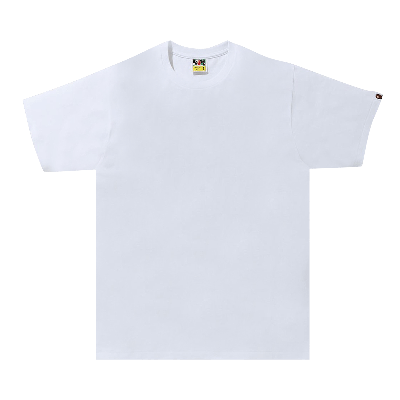 BAPE 1ST CAMO WGM APE HEAD OVERLAP TEE 'WHITE'