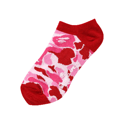 BAPE ABC CAMO SHORT SOCKS 'PINK'