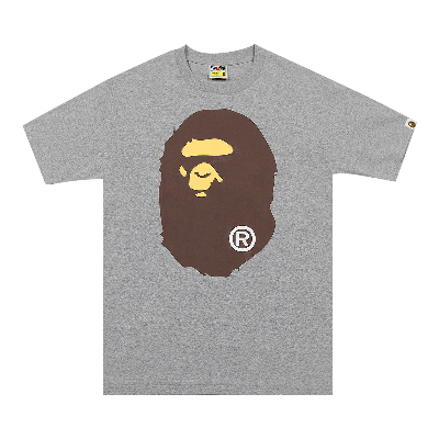BAPE BAPE BIG APE HEAD TEE 'GREY'