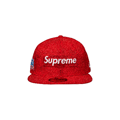 SUPREME SUPREME WORLD FAMOUS BOX LOGO NEW ERA 'RED'
