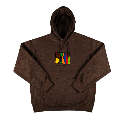 SUPREME SUPREME ENTERPRISES HOODED SWEATSHIRT 'DUSTY BROWN'