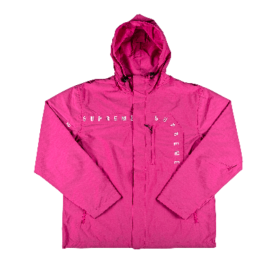 SUPREME SUPREME CURVE LOGOS RIPSTOP JACKET 'DUSTY PURPLE'