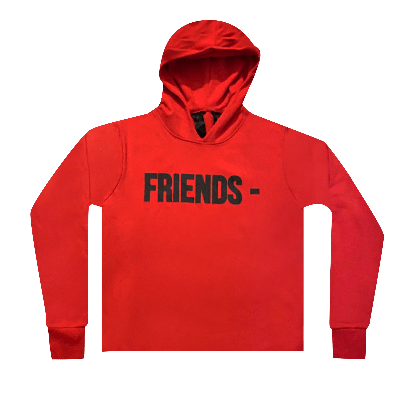 VLONE VLONE FRIENDS HOODIE 'RED/BLACK'