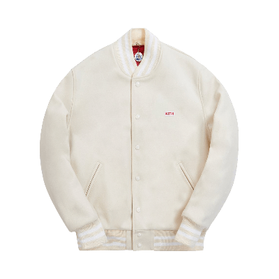 KITH X COCA-COLA X GOLDEN BEAR VARSITY BOMBER 'NATURAL'