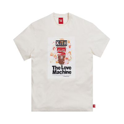 KITH X COCA-COLA LOVE MACHINE VINTAGE TEE 'IVORY'