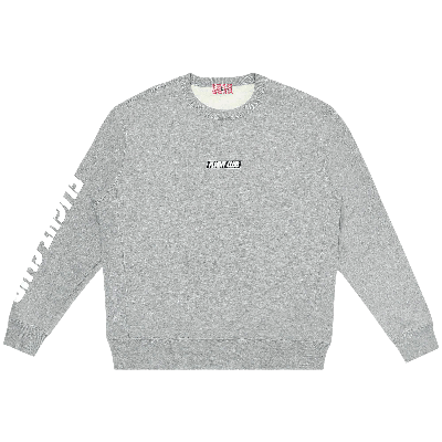 FLIGHT CLUB FLIGHT CLUB OVERSIZED LOGO CREWNECK 'GRAY'