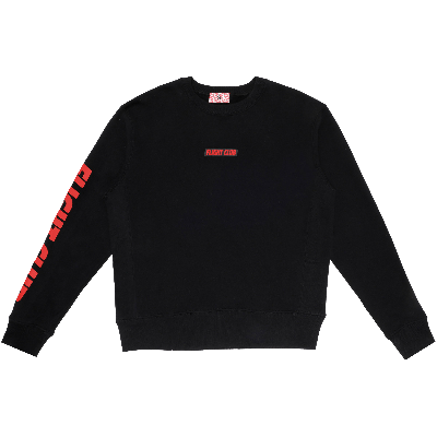 FLIGHT CLUB FLIGHT CLUB OVERSIZED LOGO CREWNECK 'BLACK'