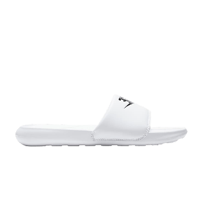 NIKE WMNS VICTORI ONE SLIDE 'WHITE BLACK'