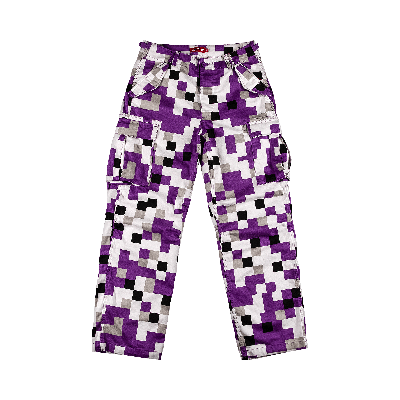 SUPREME CARGO PANT 'PURPLE DIGI CAMO'