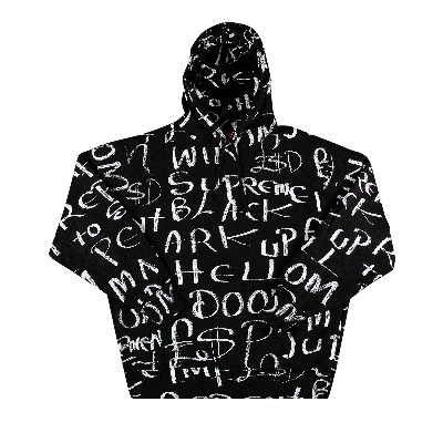 SUPREME SUPREME BLACK ARK HOODED SWEATSHIRT 'BLACK'