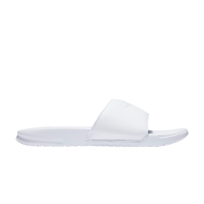 NIKE WMNS BENASSI JDI SLIDE 'TRIPLE WHITE'