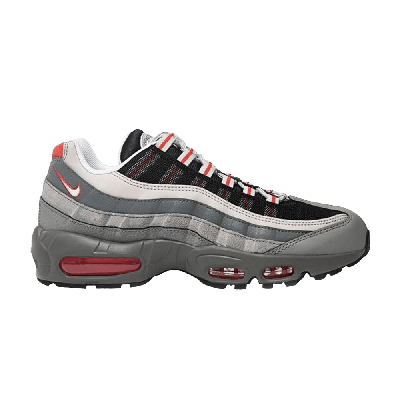 NIKE AIR MAX 95 ESSENTIAL 'PARTICLE GREY TRACK RED'