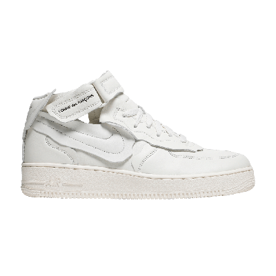 NIKE COMME DES GARÇONS X AIR FORCE 1 MID 'TRIPLE WHITE'