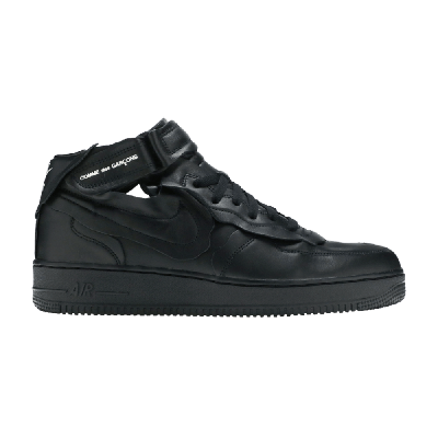 NIKE COMME DES GARÇONS X AIR FORCE 1 MID 'TRIPLE BLACK'