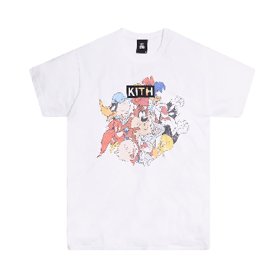 KITH X LOONEY TUNES MERRIE MELODIES VINTAGE TEE 'WHITE'