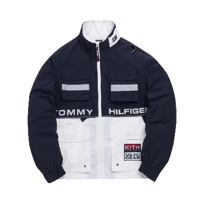 KITH KITH X TOMMY HILFIGER SAILING POCKETS JACKET 'NAVY/WHITE'