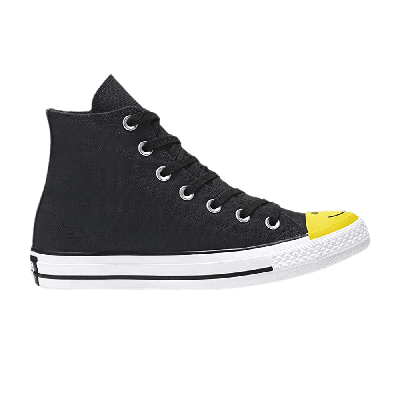 CONVERSE CHUCK TAYLOR ALL STAR HIGH 'SMILEY FACE - BLACK'
