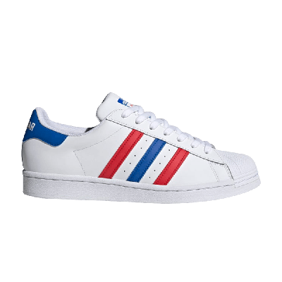 ADIDAS ORIGINALS SUPERSTAR 'WHITE RED BLUE'