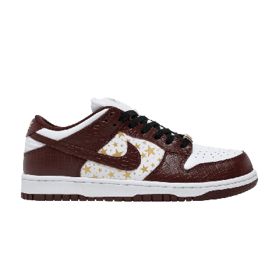 NIKE SUPREME X DUNK LOW OG SB QS 'BARKROOT BROWN'