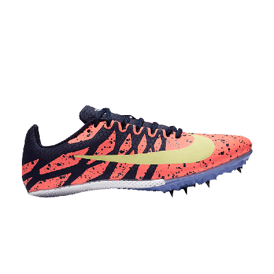 NIKE WMNS ZOOM RIVAL S 9 'PAINT SPLATTER - BRIGHT MANGO ZITRON'