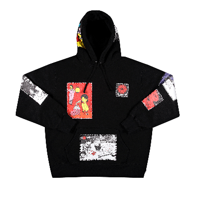 SUPREME X TOSHIO SAEKI HOODED SWEATSHIRT 'BLACK'
