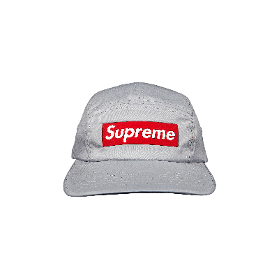 SUPREME INSET LOGO CAMP CAP 'GREY'