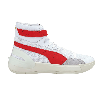 PUMA SKY MODERN 'WHITE HIGH RISK RED'