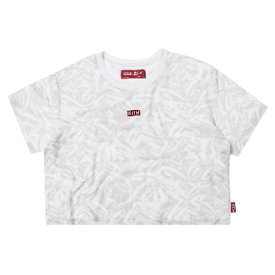 KITH X COCA-COLA CHECKERED CROPPED TEE 'WHITE'