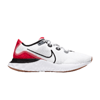NIKE RENEW RUN 'WHITE UNIVERSITY RED'