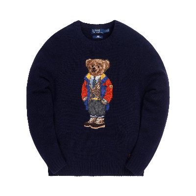 KITH KITH X POLO RALPH LAUREN OUTDOOR BEAR CREWNECK 'NAVY'